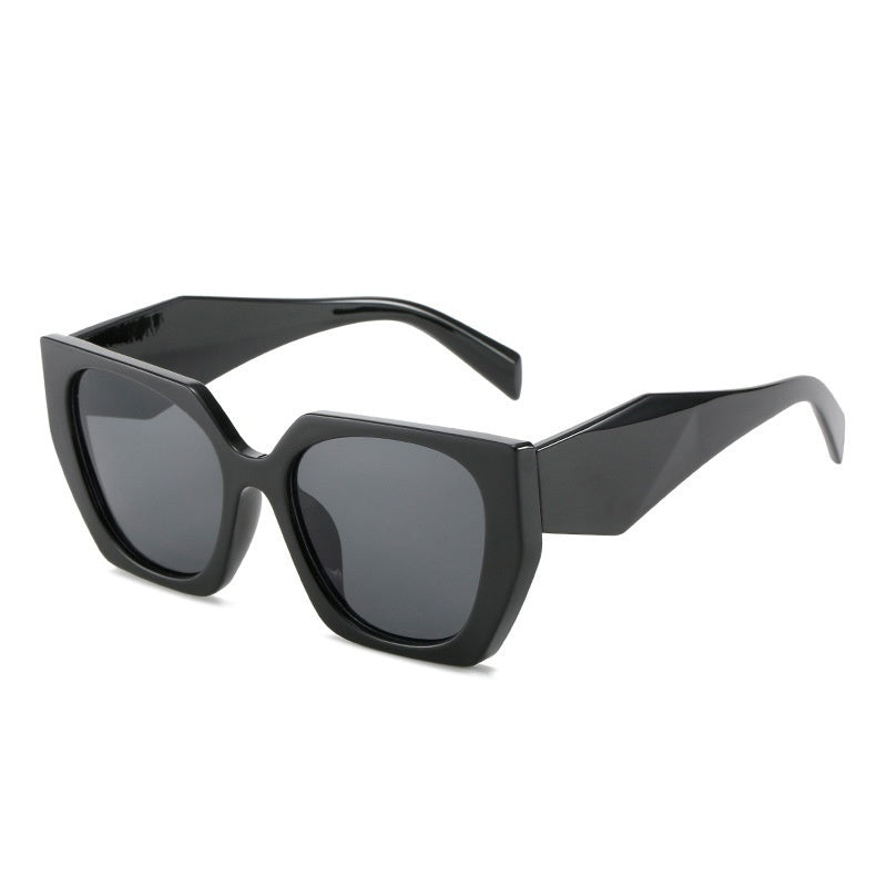 Retro Cat Eye Large Rim Sunglasses European And American Style
