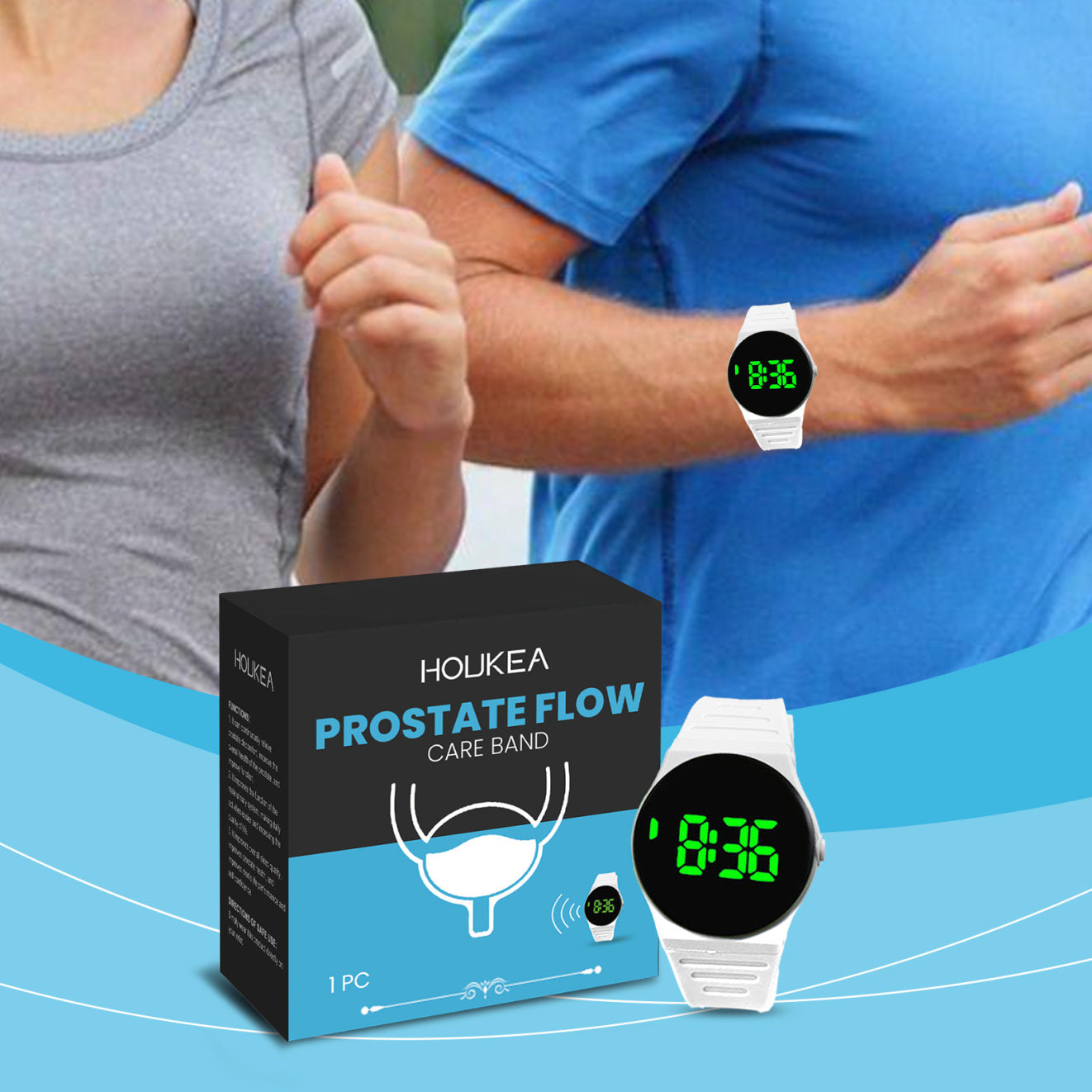 Houkea Sports Watch Body Care Outdoor Fitness, Time Management, Sports Management, Personality, Stylish And Versatile