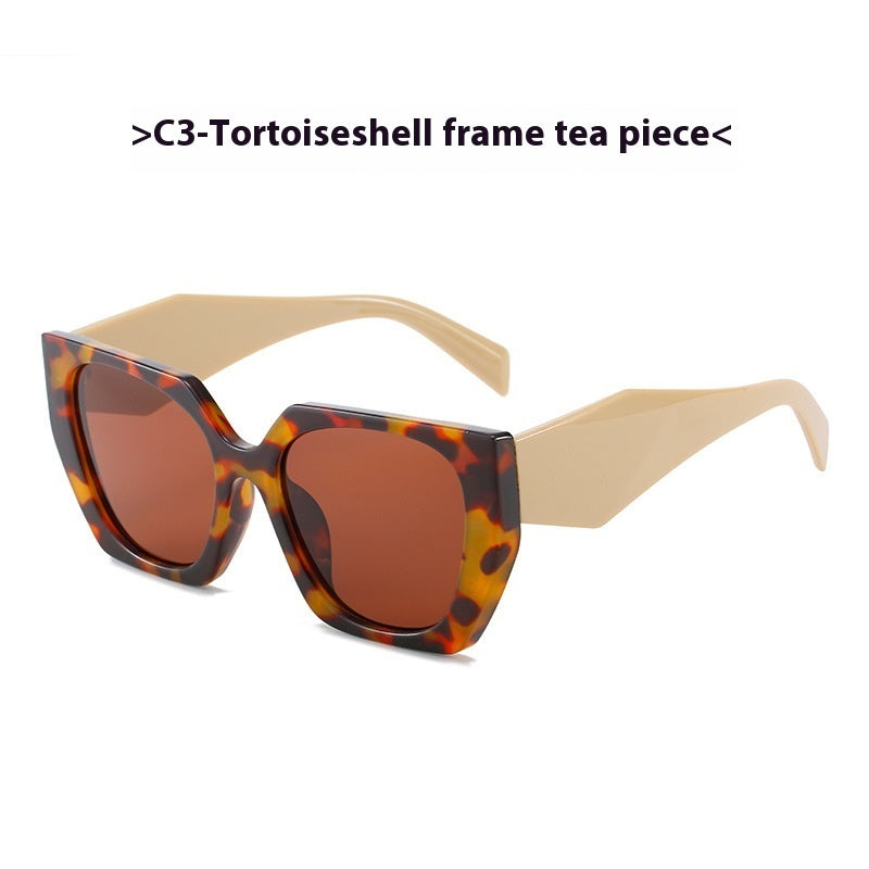 Retro Cat Eye Large Rim Sunglasses European And American Style